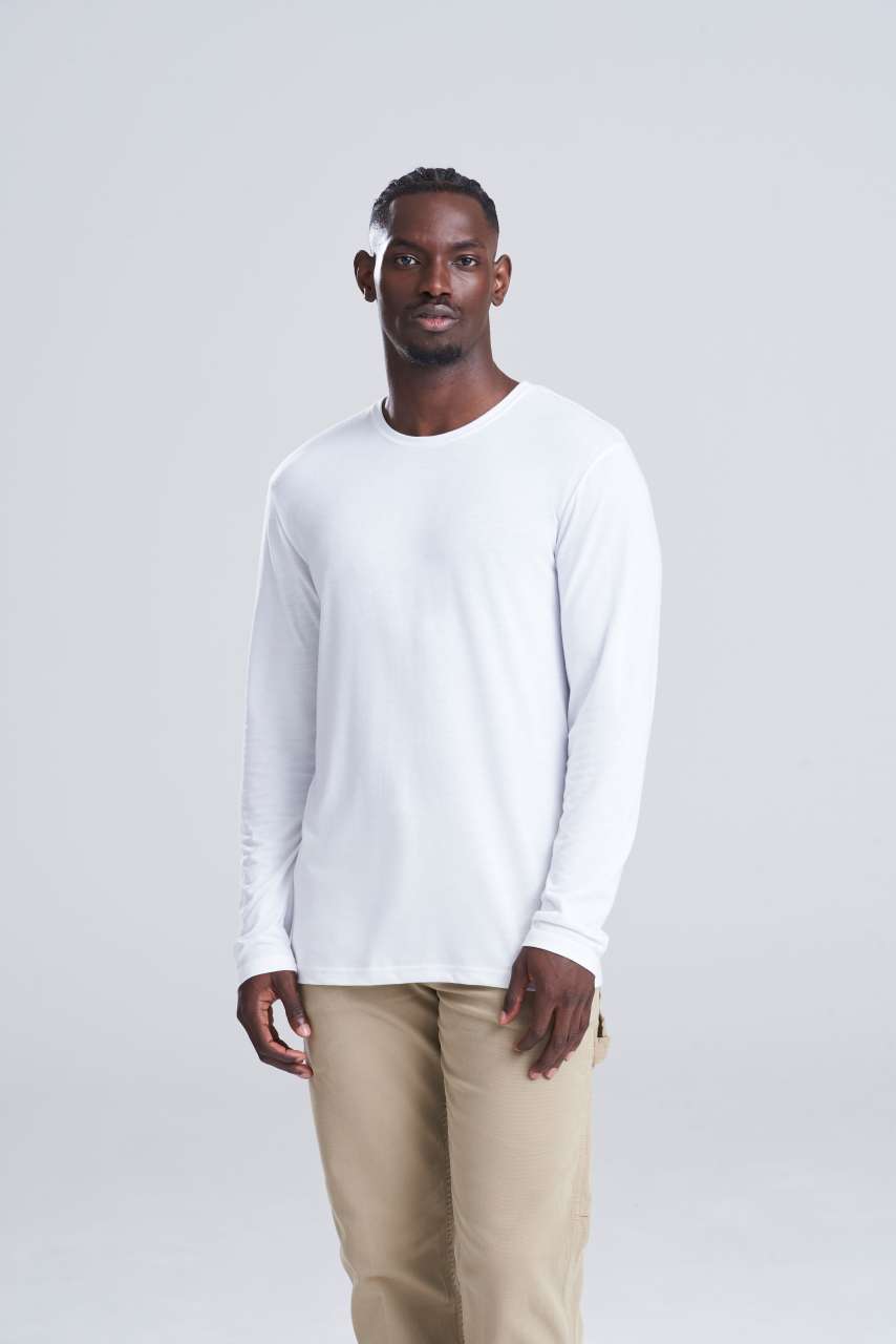 jt002 HOSSZU UJJÚ TRI-BLEND PÓLÓ