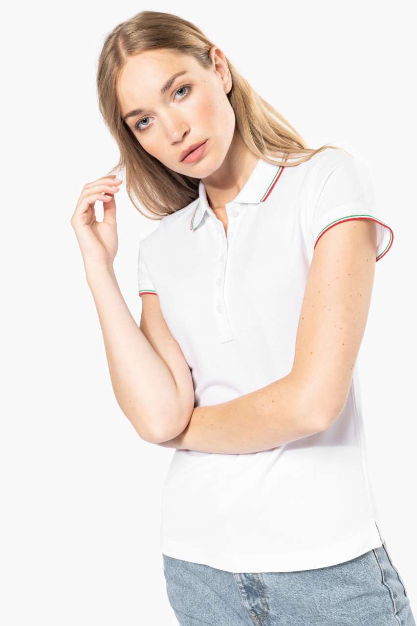 ka251 LADIES' SHORT-SLEEVED POLO SHIRT