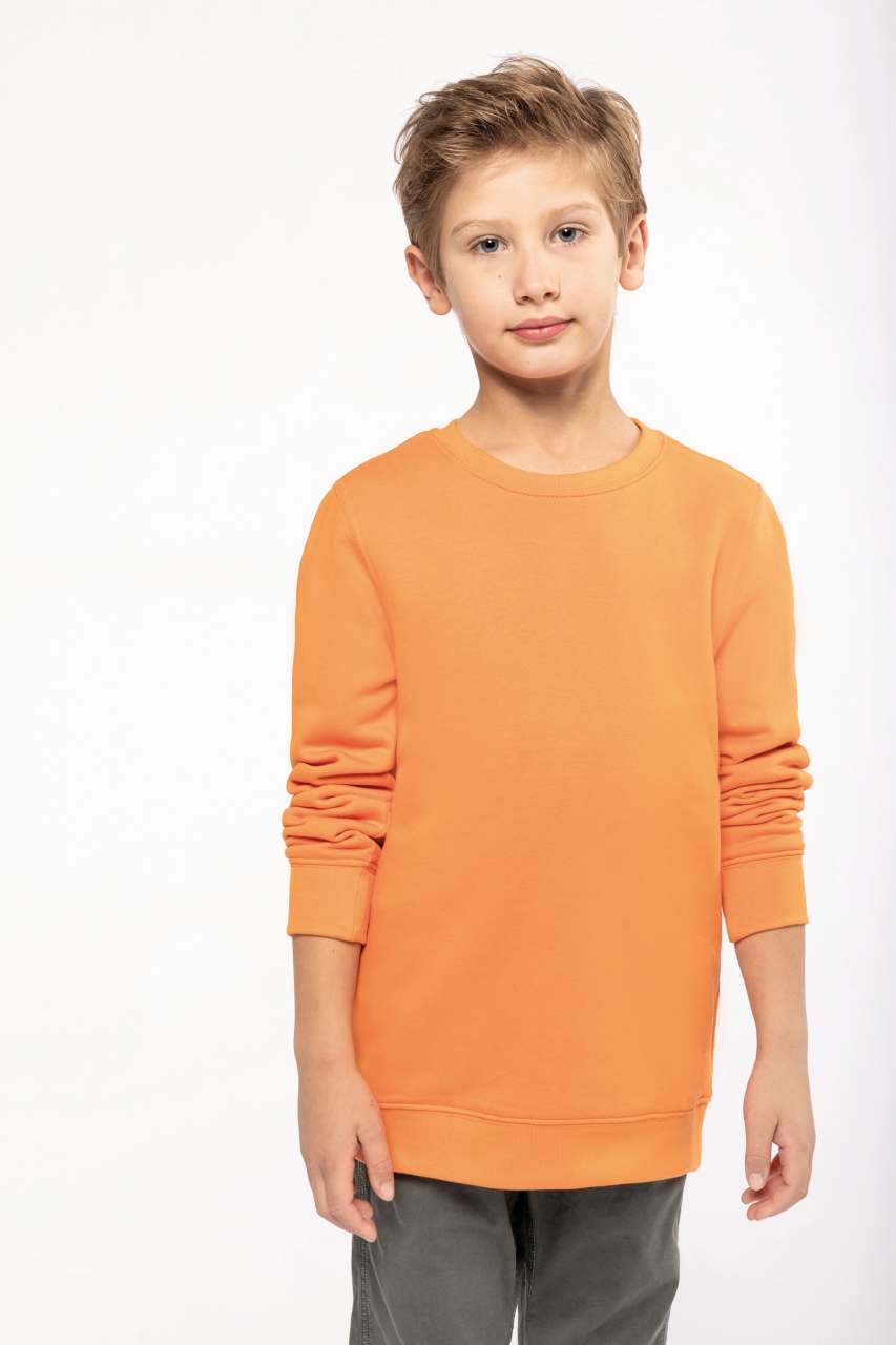 ka4026 KIDS' ECO-FRIENDLY CREW NECK SWEATSHIRT