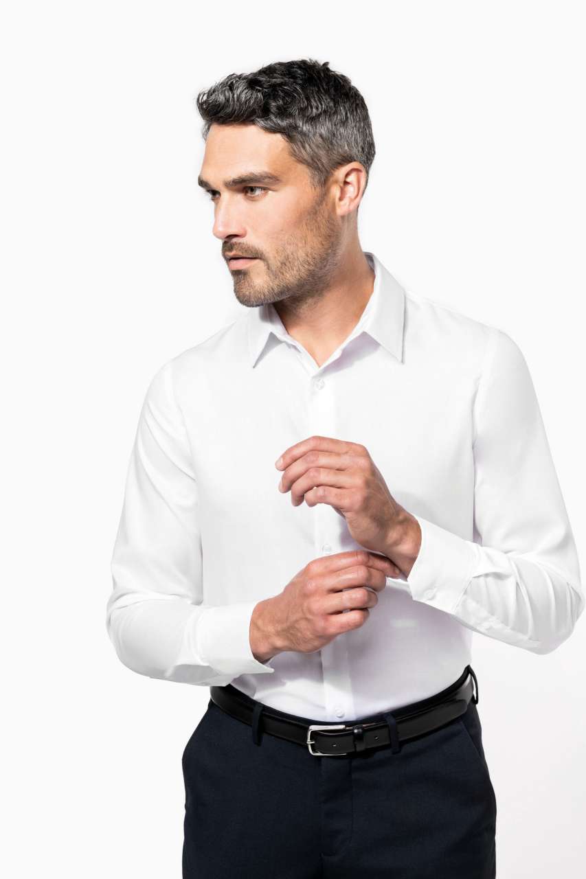 ka522 MEN'S FITTED LONG-SLEEVED NON-IRON SHIRT