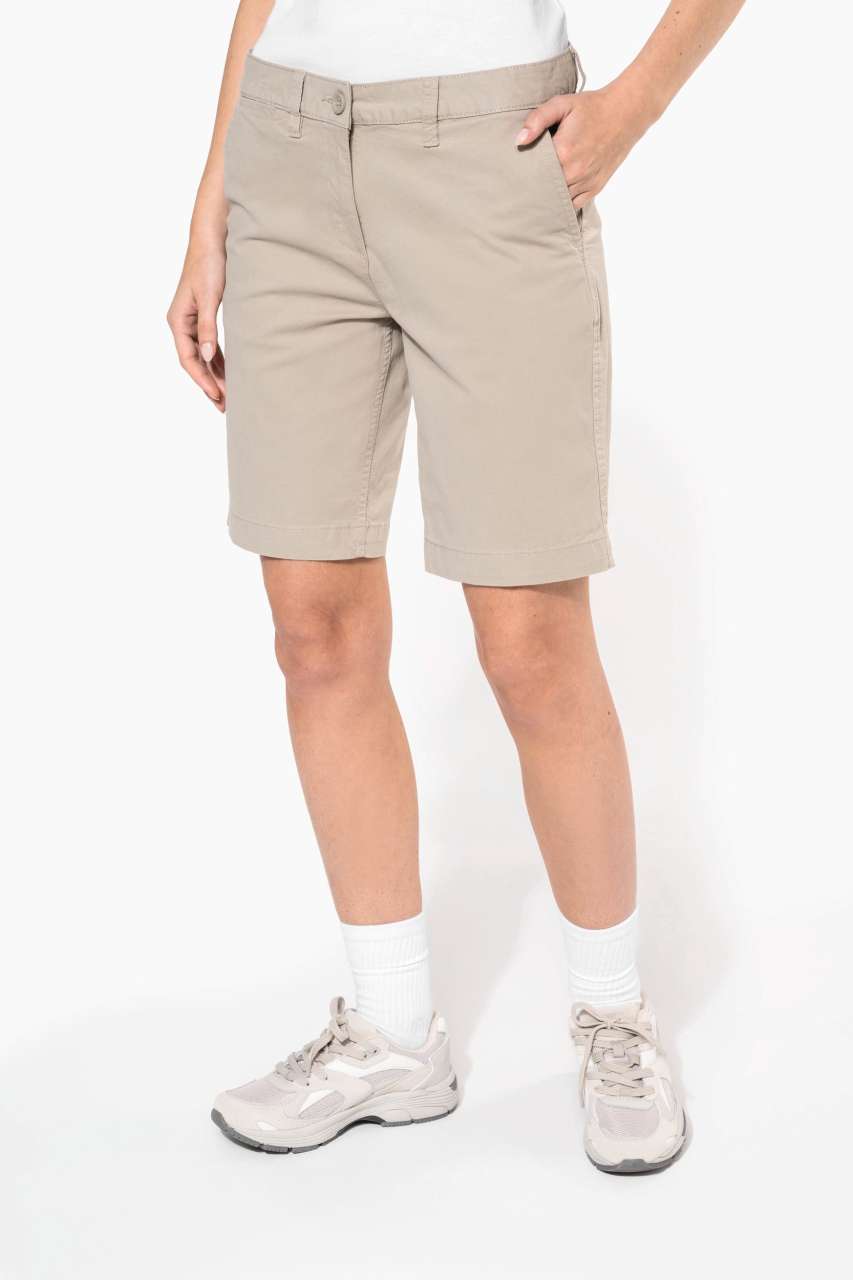 ka751 LADIES' CHINO BERMUDA SHORTS