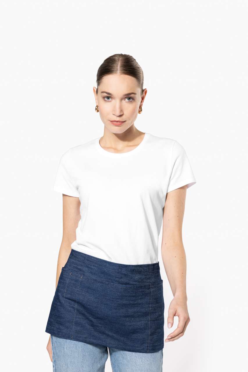ka896 POLYCOTTON SHORT APRON