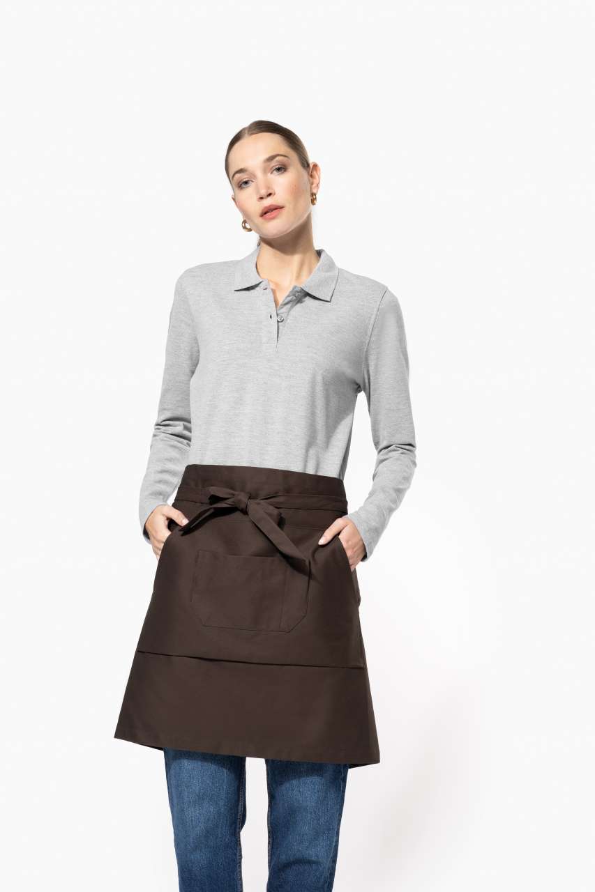 ka898 COTTON MID-LENGTH APRON