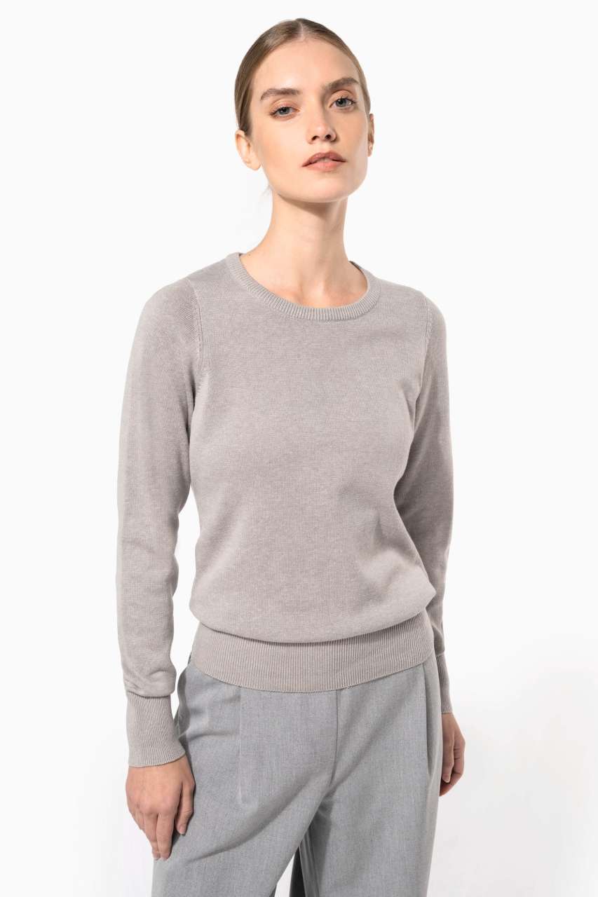 ka968 LADIES' CREW NECK JUMPER