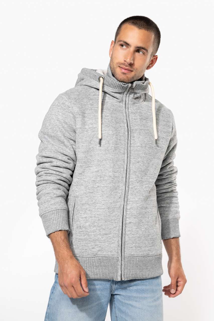 kv2312 VINTAGE SHERPA-LINED FLEECE JACKET