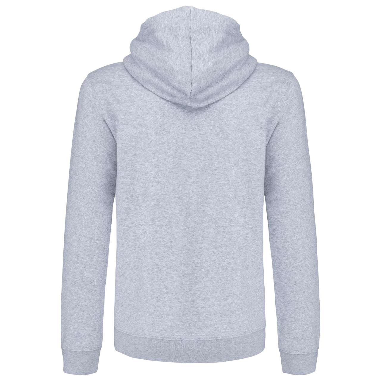 MEN'S CONTRAST HOODED FULL ZIP SWEATSHIRT