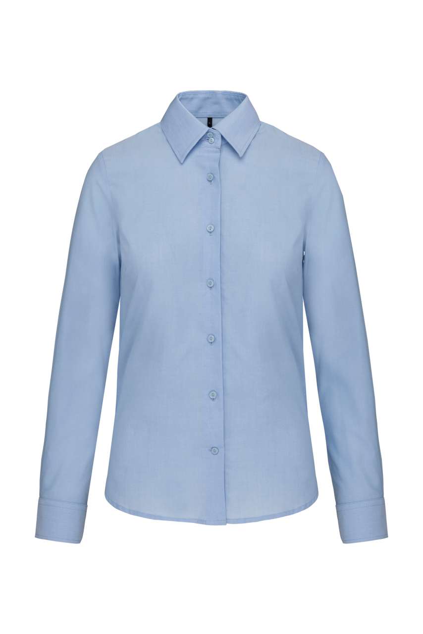 ka534 LADIES' LONG-SLEEVED OXFORD SHIRT