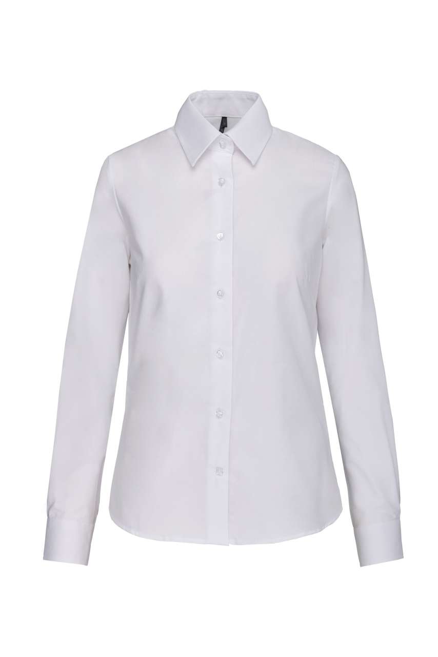 ka534 LADIES' LONG-SLEEVED OXFORD SHIRT