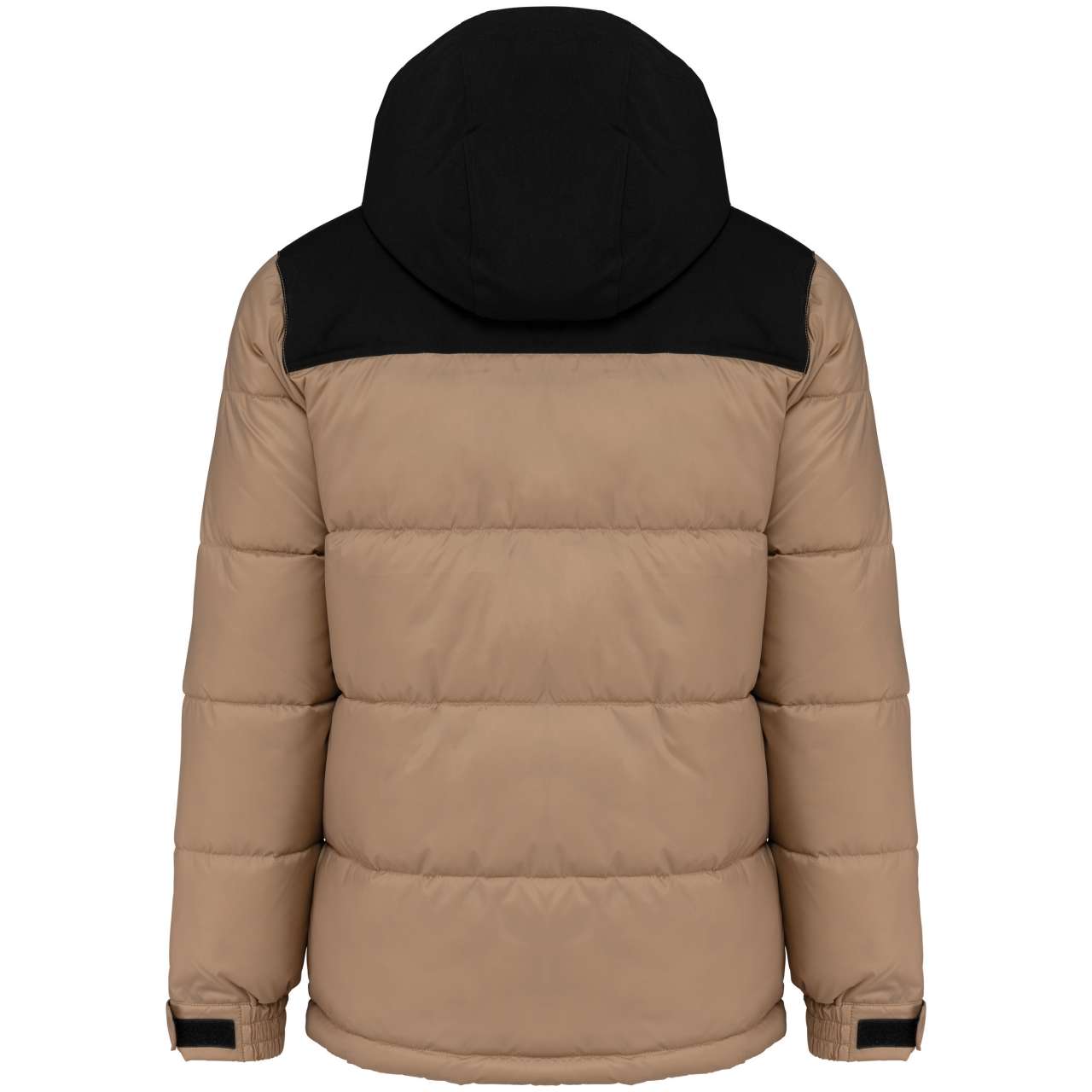 UNISEX BI-TONE PADDED JACKET WITH HOOD