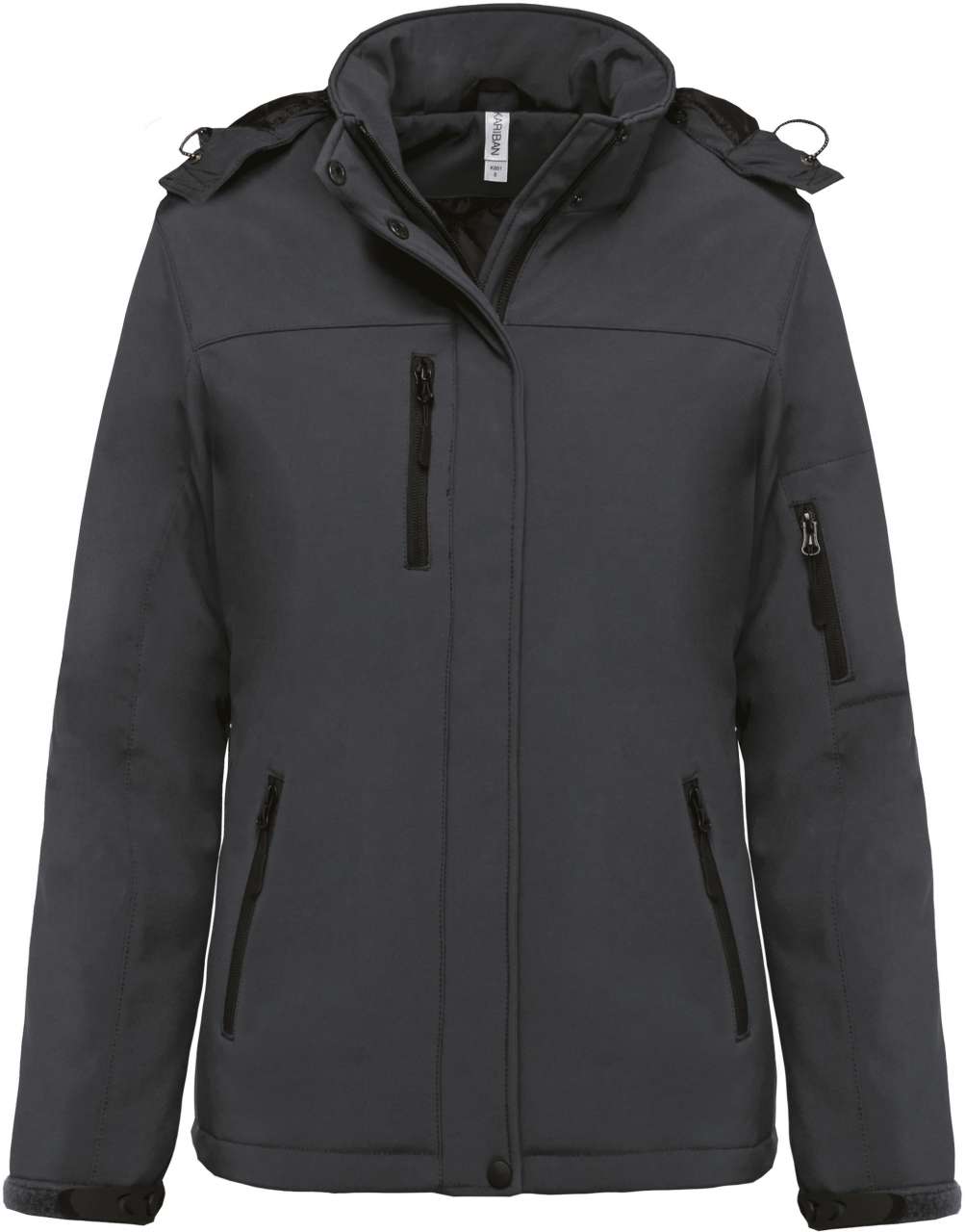 LADIES’ HOODED SOFTSHELL LINED PARKA