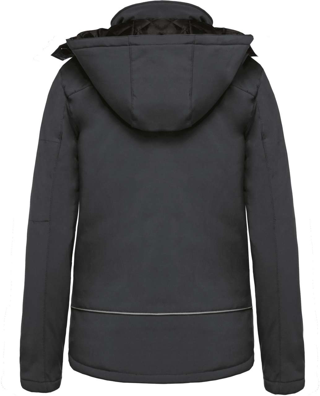 LADIES’ HOODED SOFTSHELL LINED PARKA