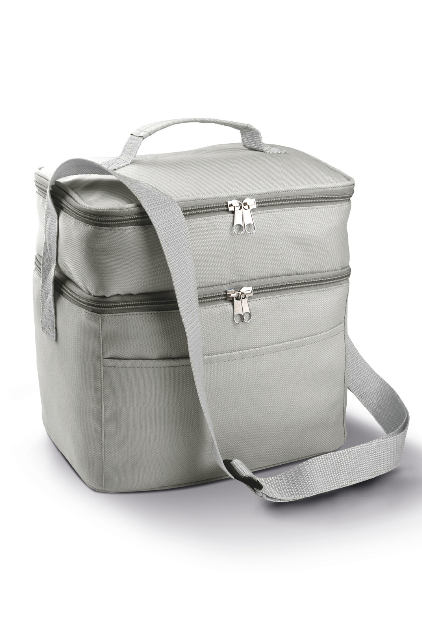 ki0317 DOUBLE COMPARTMENT COOLER BAG