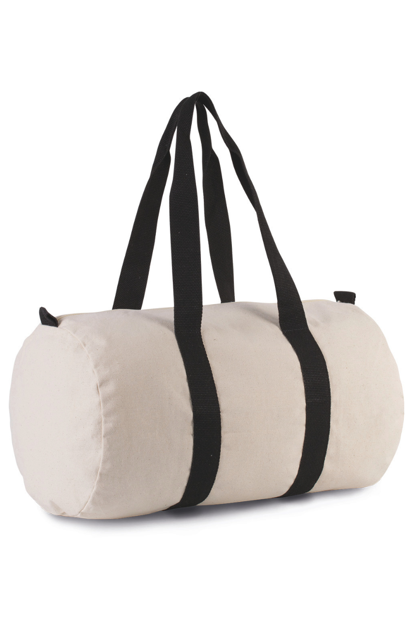 ki0632 COTTON CANVAS HOLD-ALL BAG