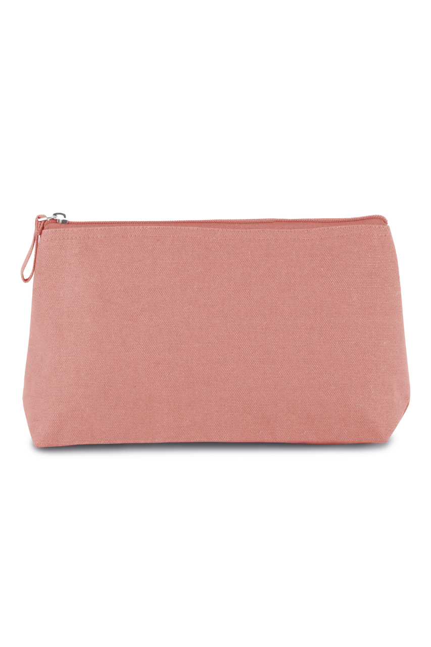 ki0727 COTTON CANVAS TOILETRY BAG