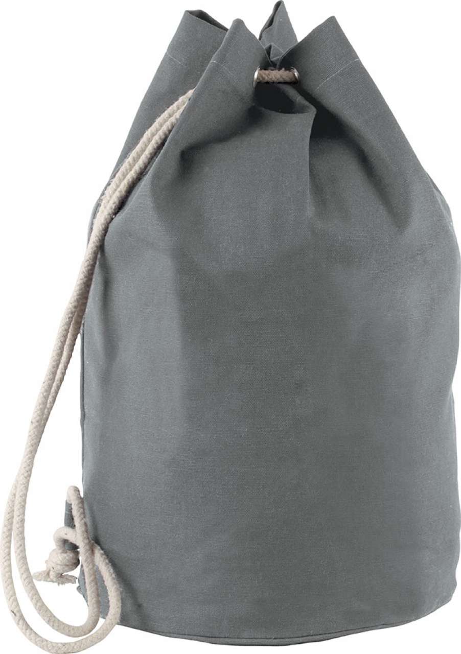 COTTON SAILOR-STYLE BAG WITH DRAWSTRING