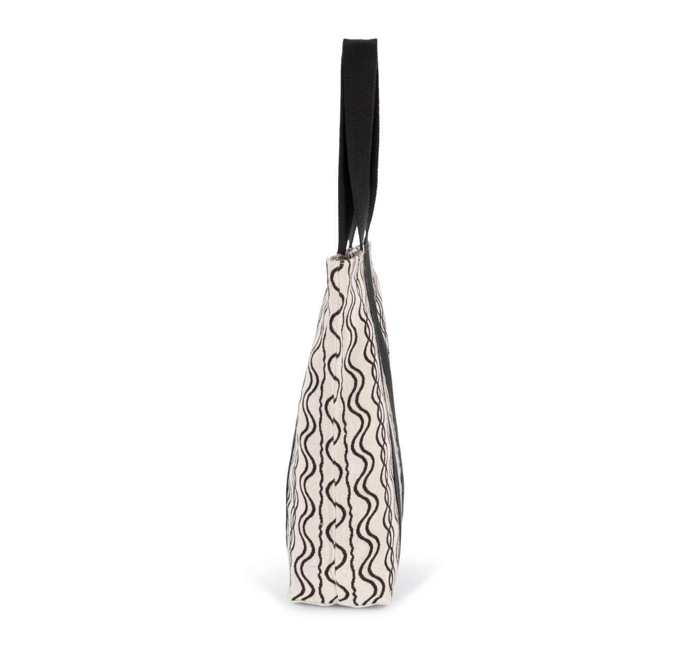 RECYCLED SHOPPING BAG - WAVY PATTERN