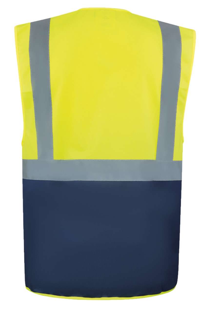 COMFORT EXECUTIVE SAFETY VEST "HAMBURG" - MULTIFUNCTIONAL WITH POCKETS