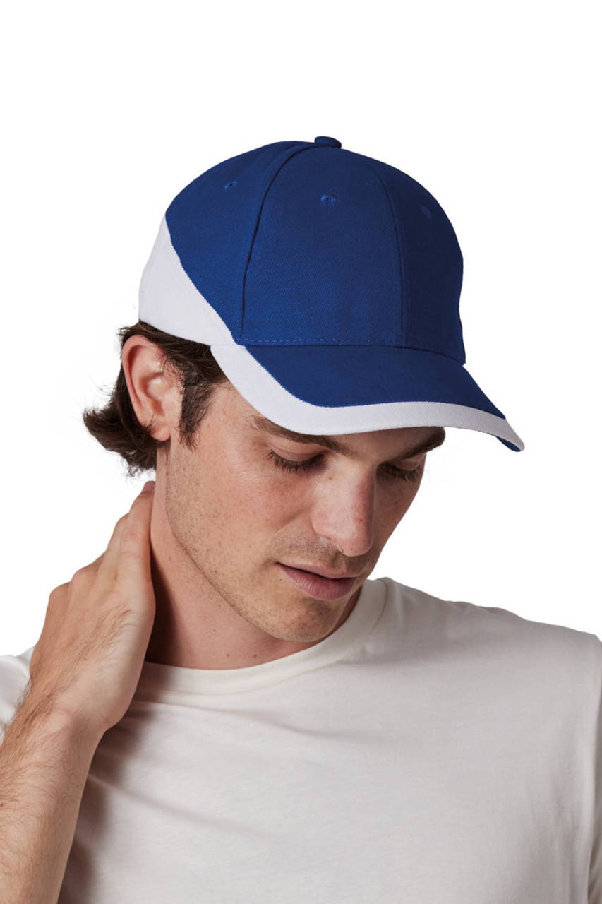 kp045 RACING - TWO-TONE 6 PANEL CAP