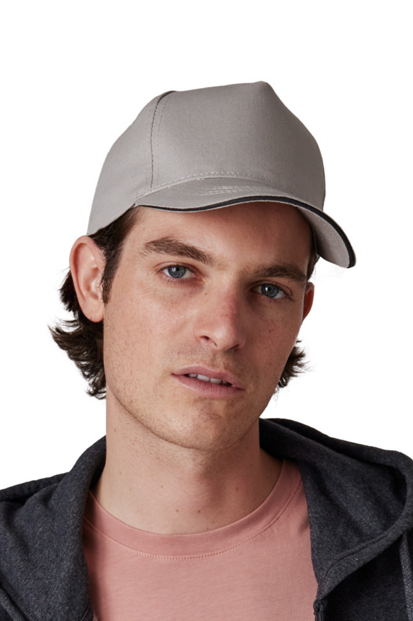 kp130 SANDWICH PEAK CAP - 5 PANELS