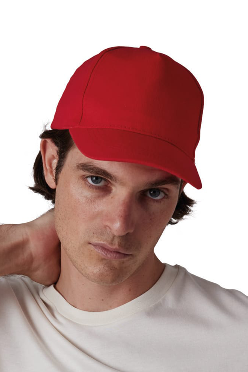 kp162 HEAVY COTTON CAP - 5 PANELS