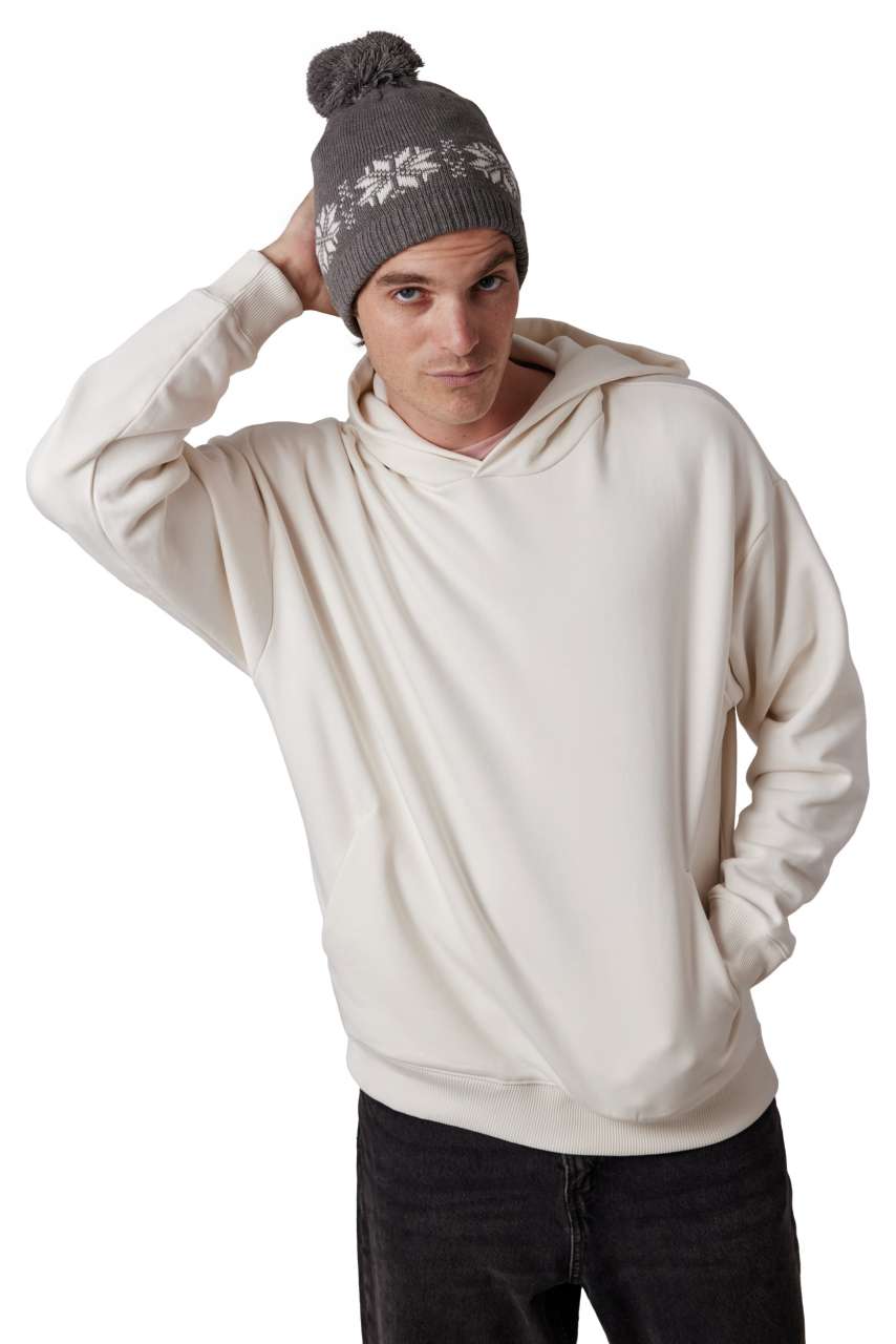 kp540 FAIR ISLE KNIT BEANIE