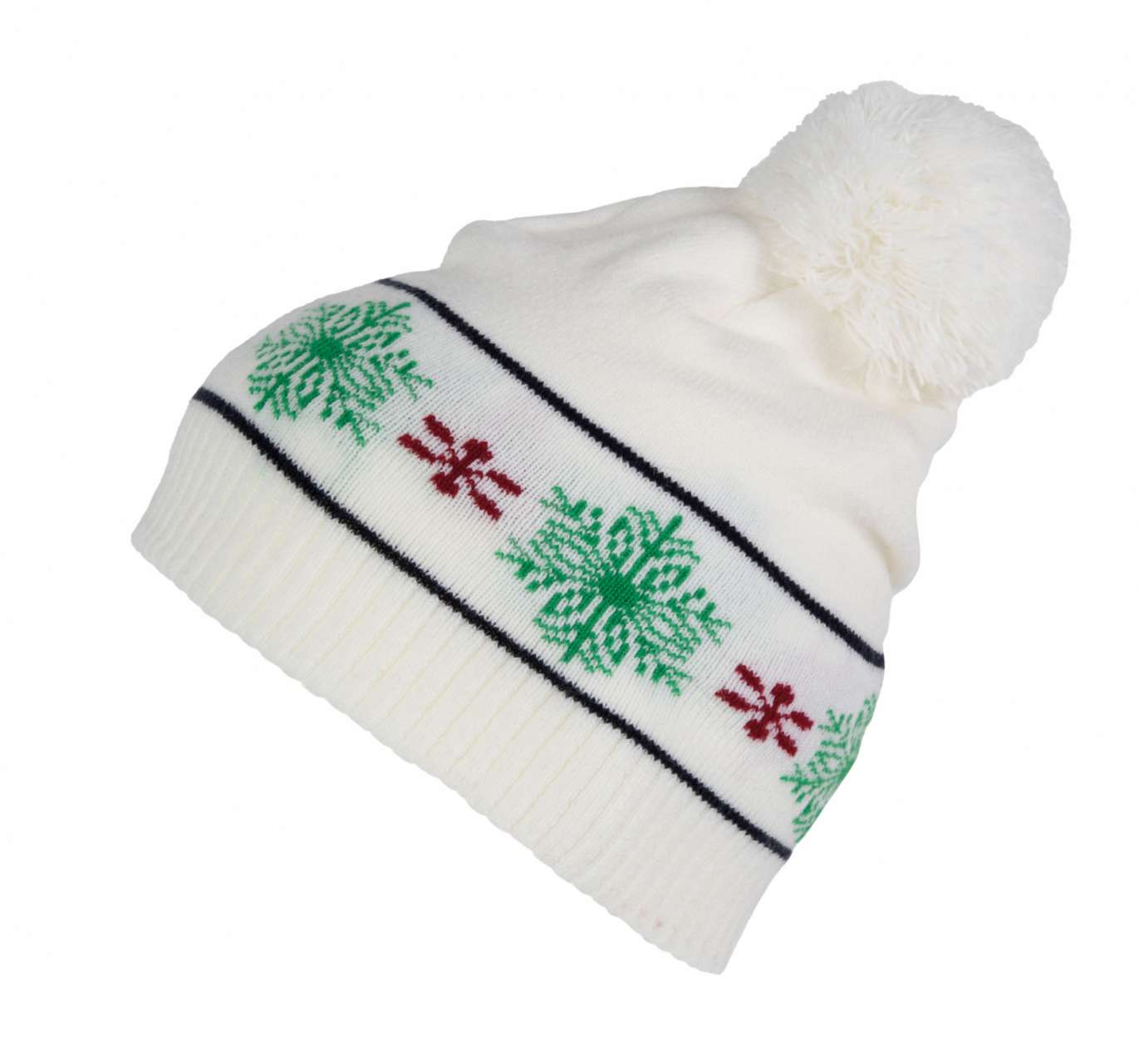 BEANIE WITH CHRISTMAS PATTERNS