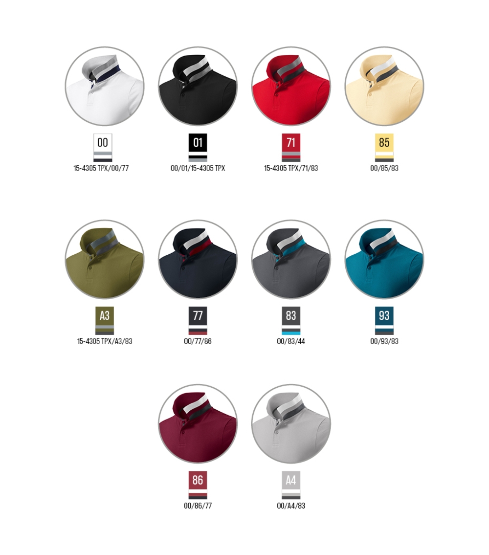 Collar Up Galléros póló férfi