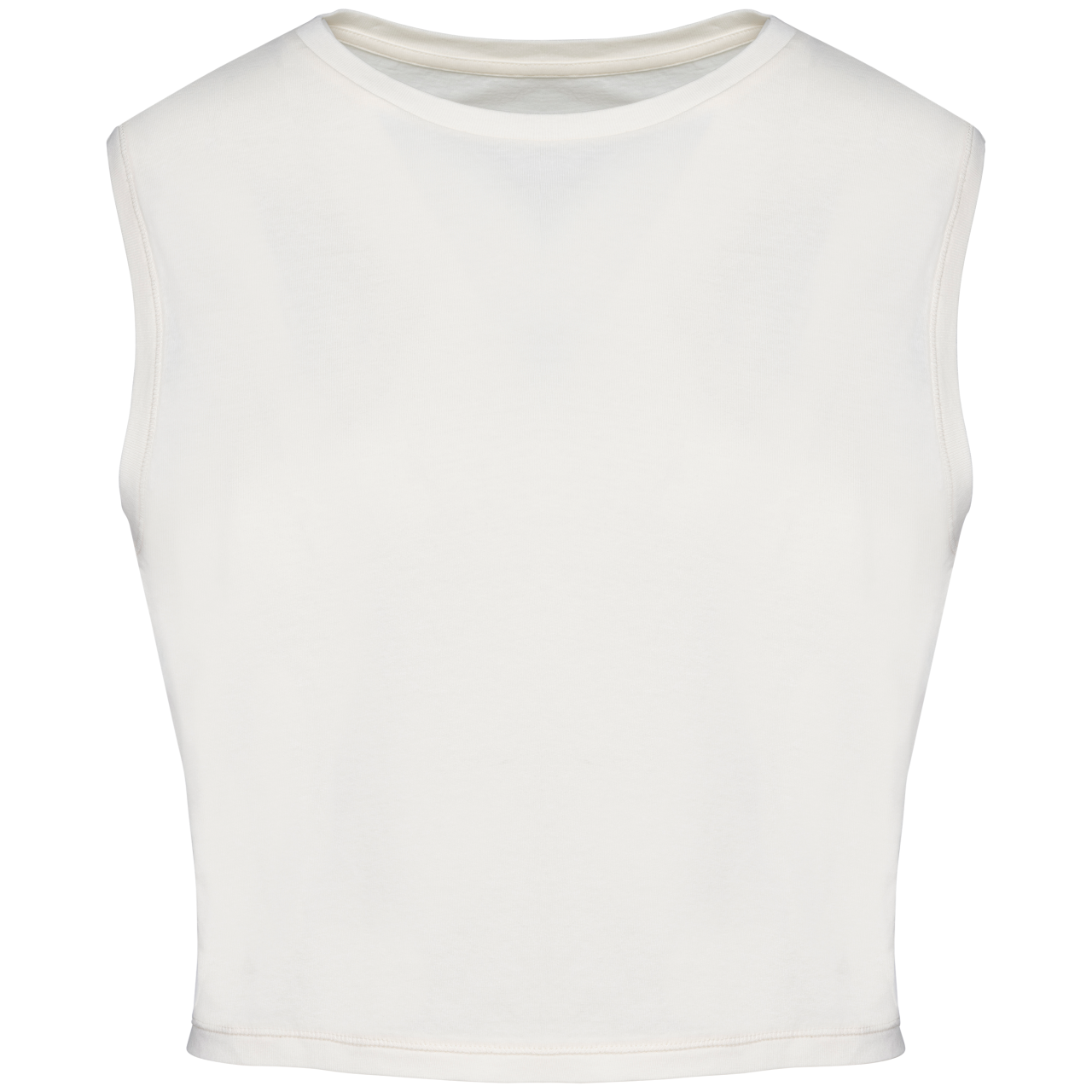 KÖRNYEZETBARÁT NŐI UJJATLAN CROP TOP