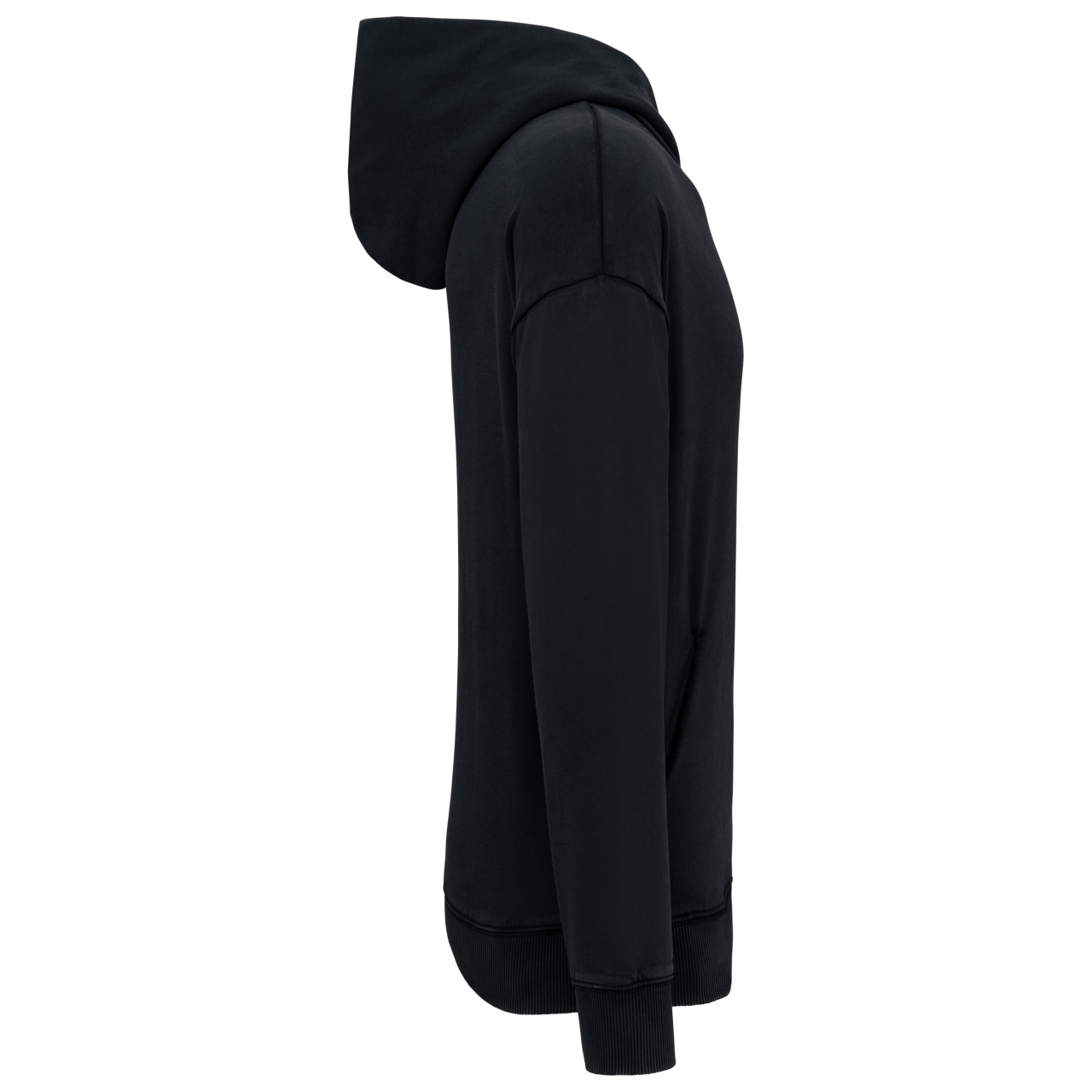 UNISEX WASHED EFFECT OVERSIZE HOODED SWEATSHIRT