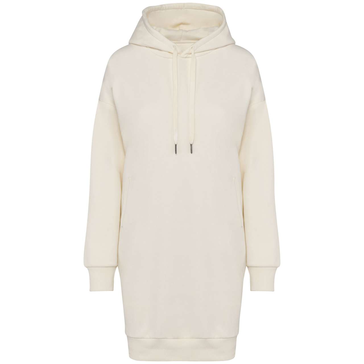 LADIES' ECO-FRIENDLY HOODED SWEATSHIRT DRESS