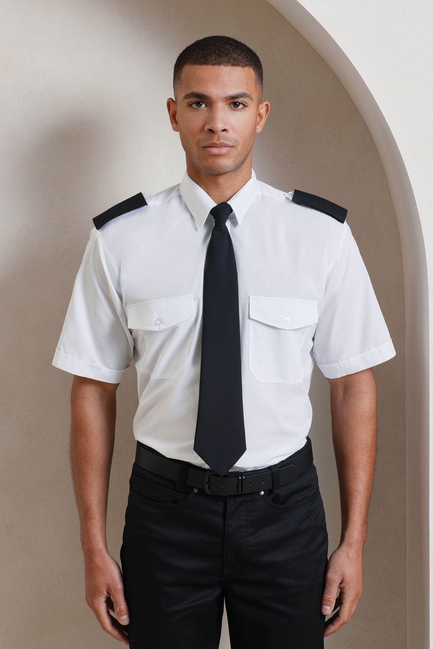 pr212 MEN’S SHORT SLEEVE PILOT SHIRT