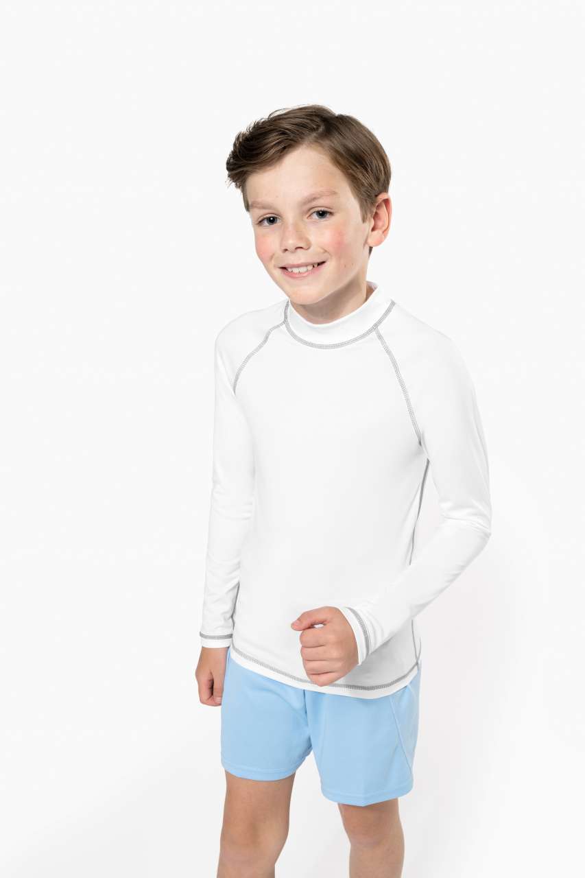 pa4018 CHILDREN’S LONG-SLEEVED TECHNICAL T-SHIRT WITH UV PROTECTION