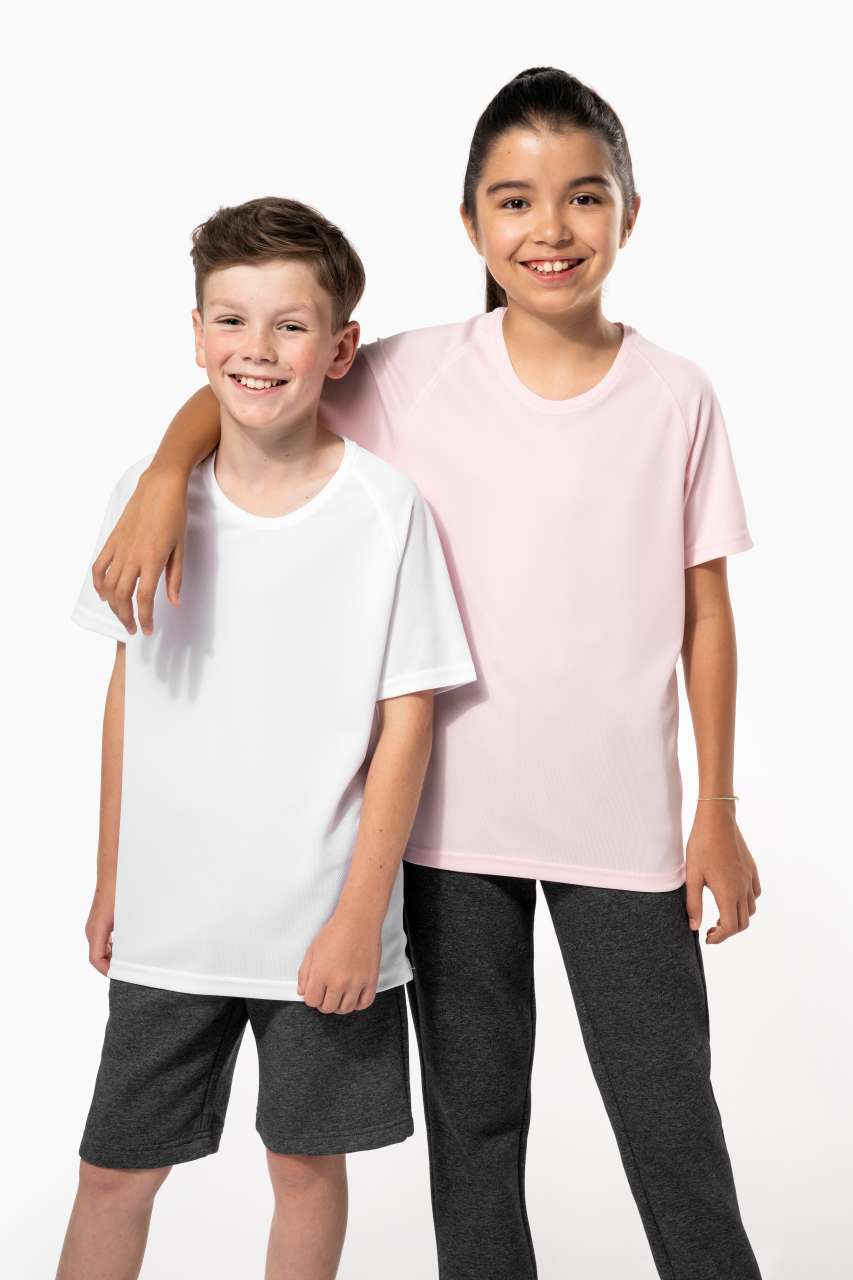 pa445 KIDS' SHORT SLEEVED SPORTS T-SHIRT