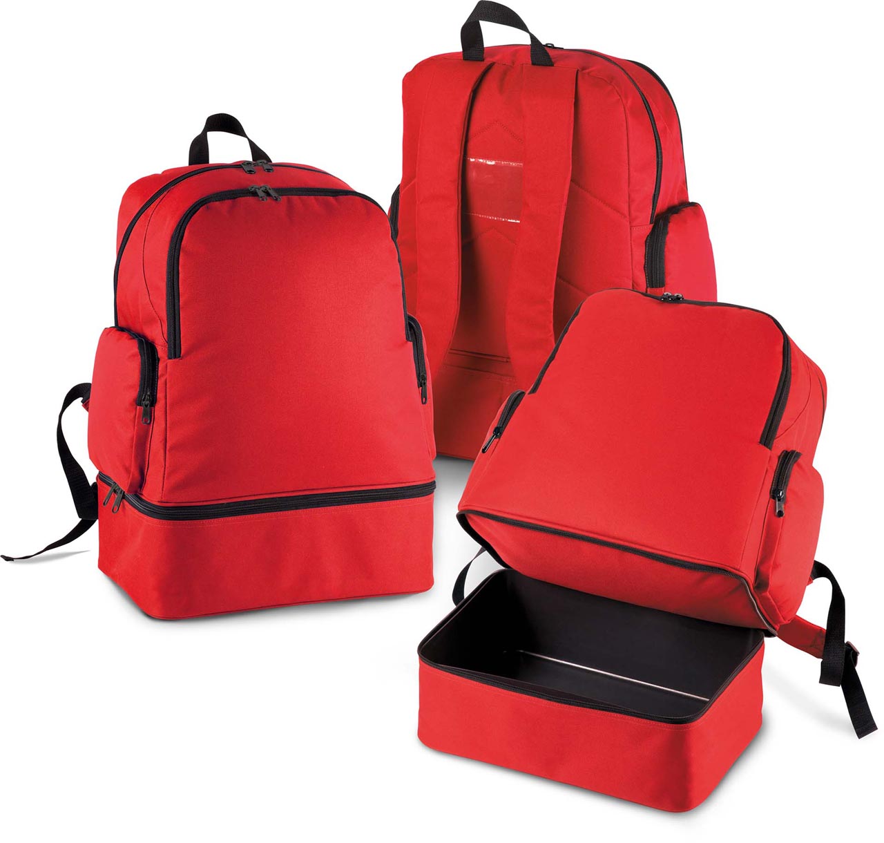 pa517 TEAM SPORTS BACKPACK WITH RIGID BOTTOM