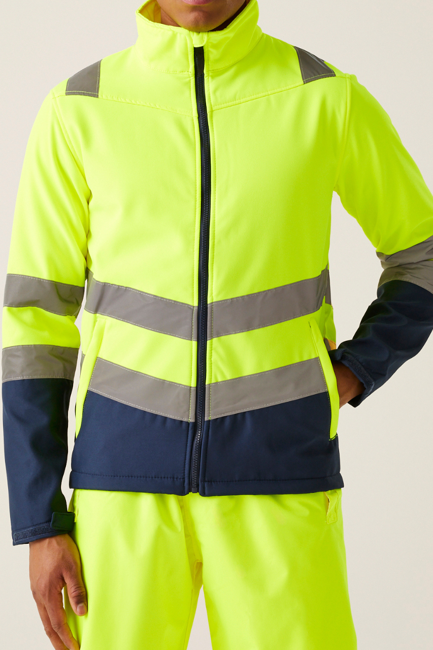 retra722 PRO HI-VIS SOFTSHELL JACKET
