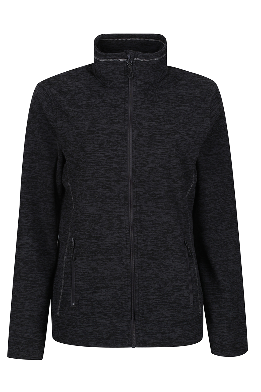 retrf604 THORNLY WOMEN - FULL ZIP MARL FLEECE