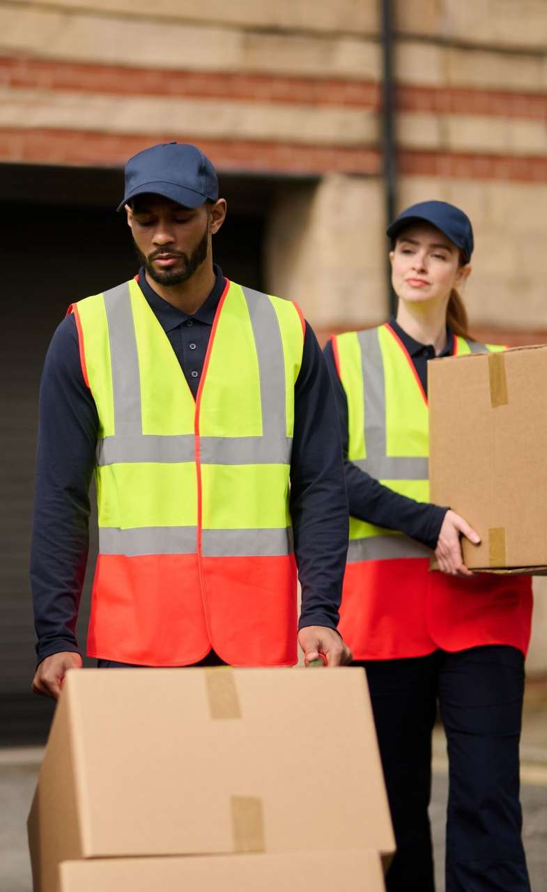 retrs199 KÉTTÓNUSÚ PROFESSZIONÁLIS HI VIS MELLÉNY