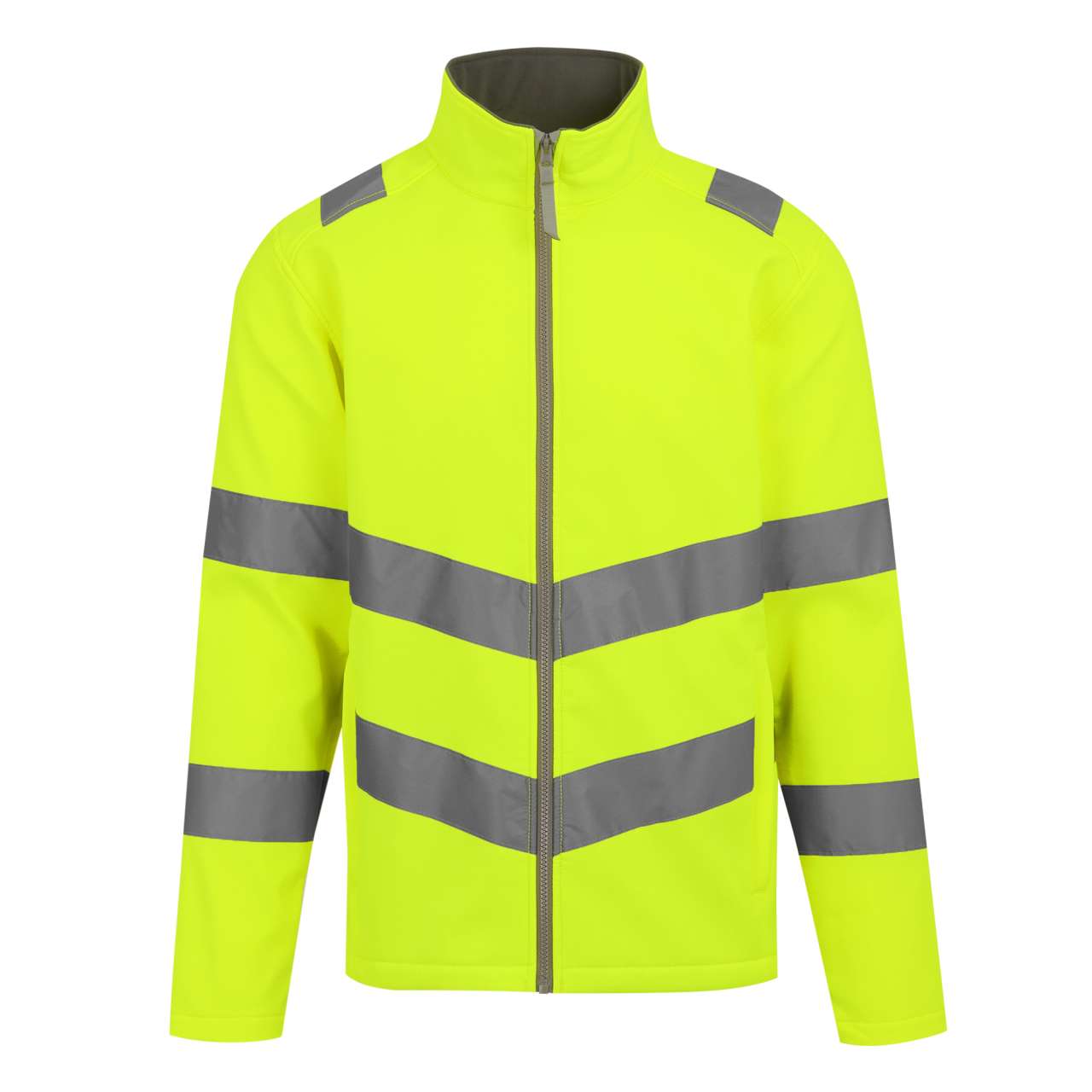 HI-VIS PRO CONTRACT ABLAZE 2 LAYER SOFTSHELL JACKET (CLASS 3)