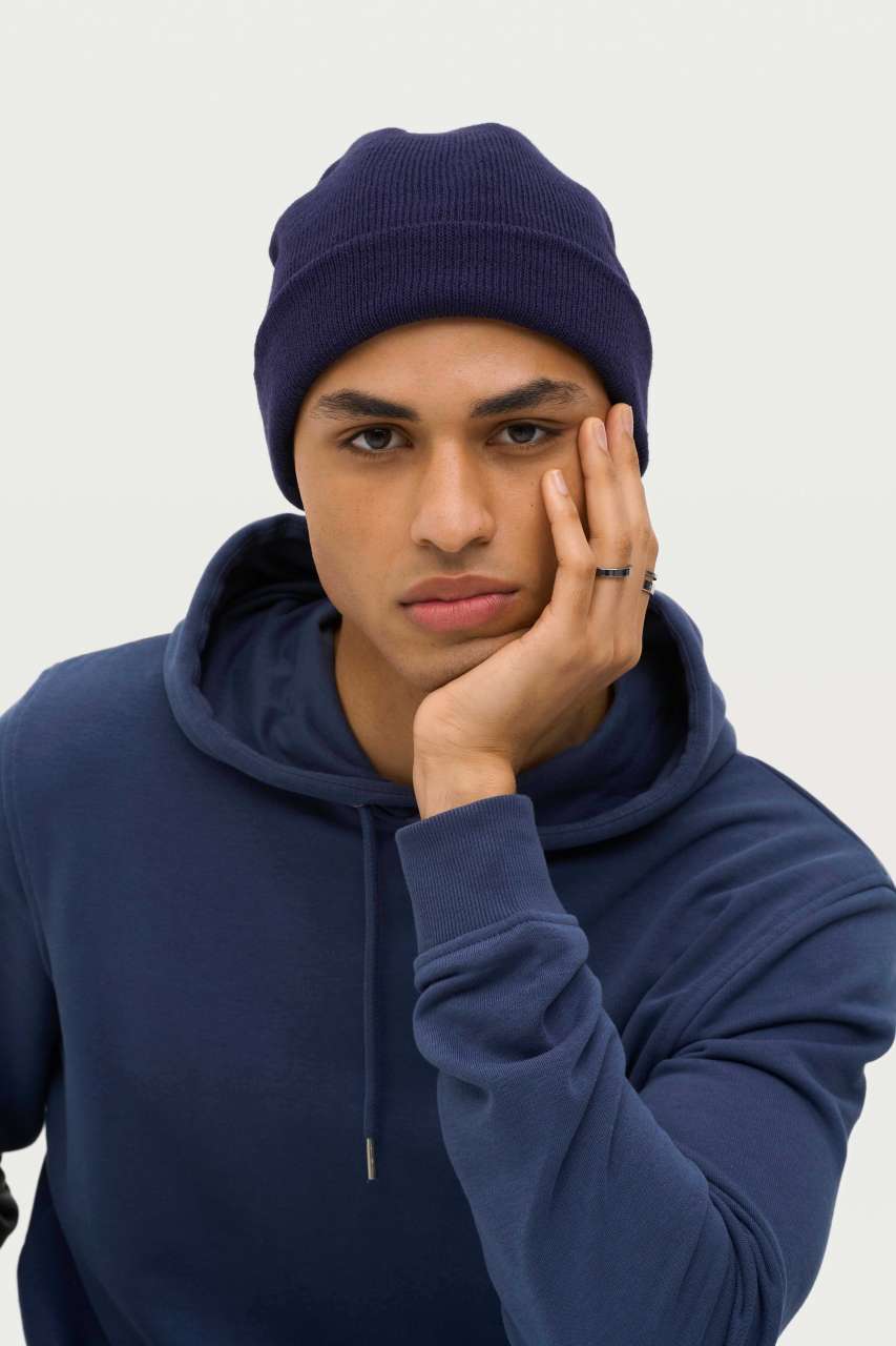 so01664 SOL'S PITTSBURGH - SOLID-COLOUR BEANIE WITH CUFFED DESIGN