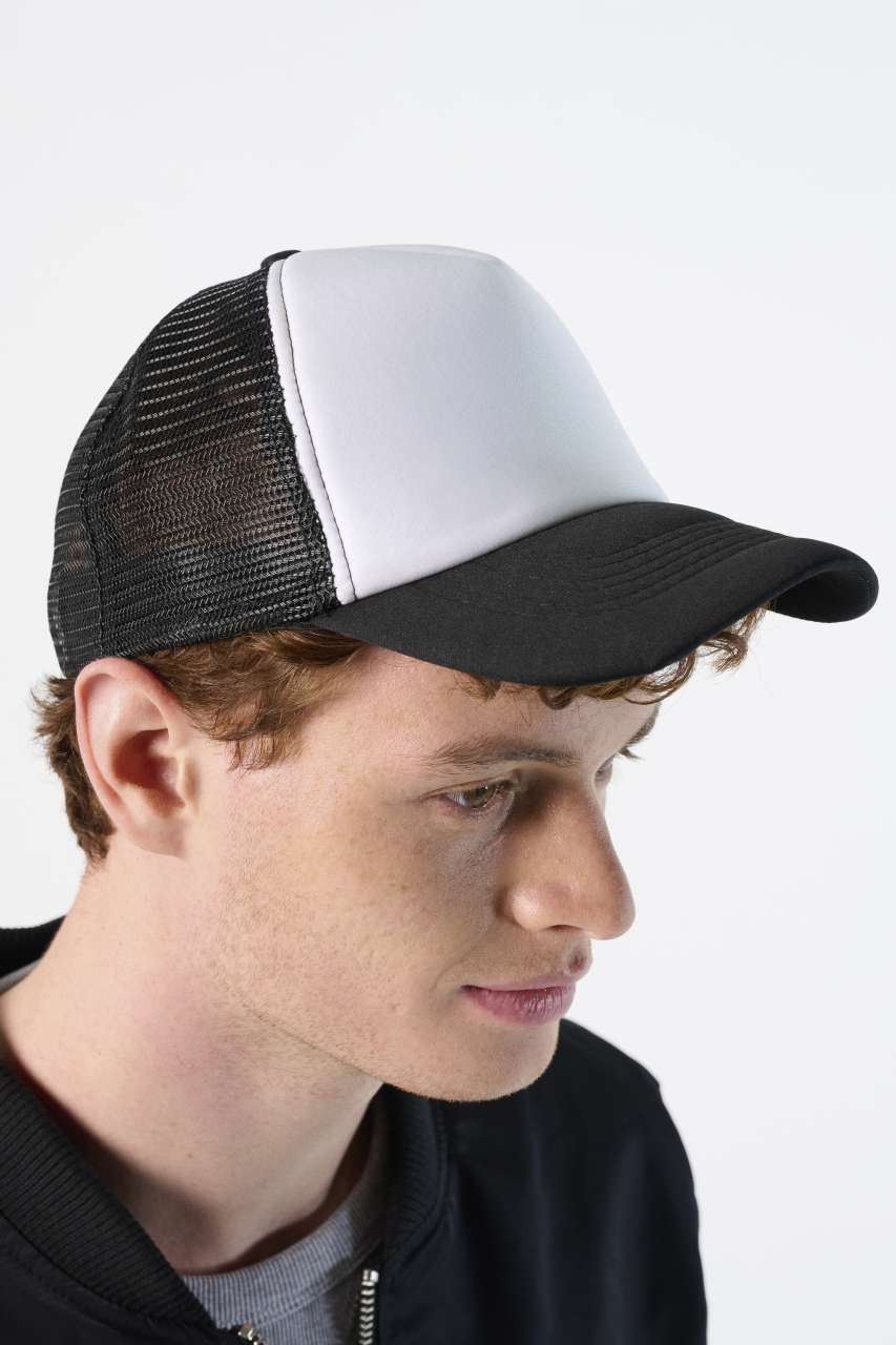 so01668 SOL'S BUBBLE - FIVE PANEL MESH CAP
