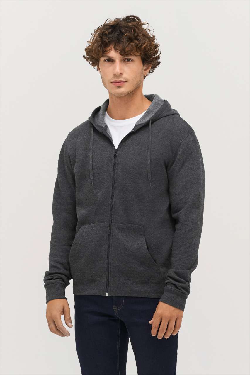 so01714 SOL'S STONE - UNISEX ZIP HOODIE