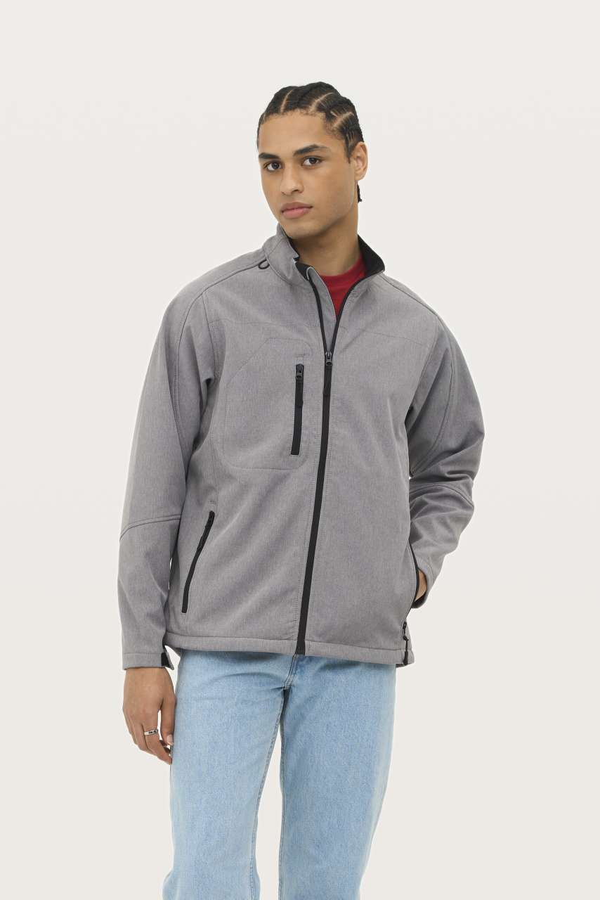 so46600 SOL'S RELAX - MEN'S SOFTSHELL ZIPPED JACKET