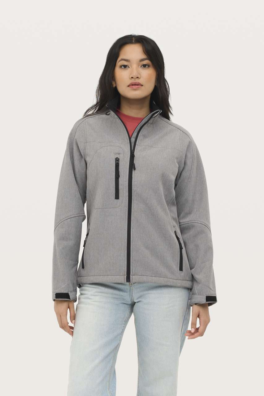 so46800 SOL'S ROXY - WOMEN'S SOFTSHELL ZIPPED JACKET